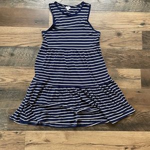 J Crew Sleeveless Tiered Dress